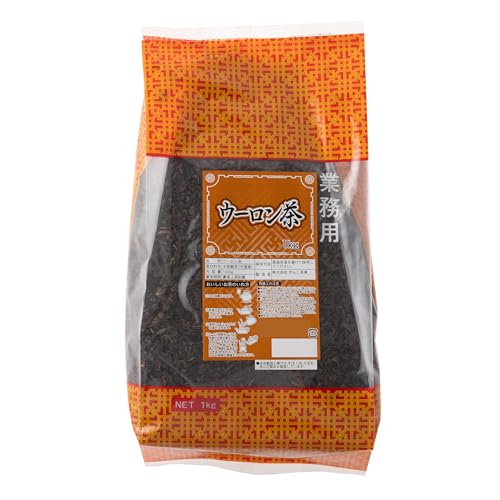 がんこ茶家 業務用 烏龍茶 (大容量 1kg / リーフ/国内製造) ウーロン茶 茶葉 (こだわりの焙煎/オリジナルブレンド) 香ばしい (オフィス/家庭用) 中国茶
