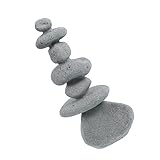 Adorno de piedra apilable de jardín: exquisitamente elaborado y realista, con un alto grado de reproducción realista, por lo que no lo dejará.