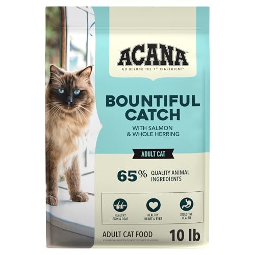 Image of ACANA Dry Cat Food Bountiful Catch Salmon Catfish and Herring 10lb Bag