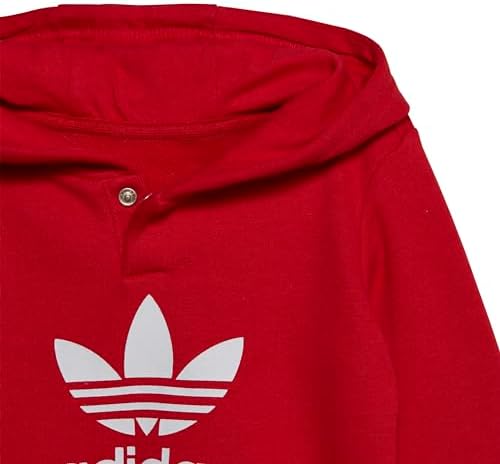 Adidas Originals Unisex Kids Adicolor Hoodie Set Tracksuit, BETTER SCARLET, 2T US 2 41LJFu2s0KL. AC