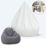 relleno puff ikea Haz que sea fácil limpiar tu bolsa de frijoles, simplemente quita las cubiertas de las bolsas de frijoles para lavarlas.No es necesario transferir frijoles a otra bolsa, sin malla.