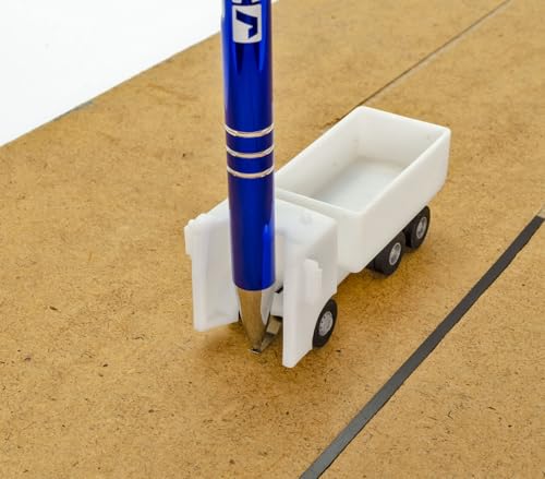 Aide au marquage camion 8433 pour corriger la pose de bande magnétique de travers