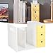 Aurovibe Multifunctional Desktop Bookshelf, Desk with Drawers, Space Saving Storage Box for Supplies, Books and Stationery, HIPS Material Bookshelf for Home and Use