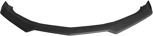 Vista 19 de IKON MOTORSPORTS, Borde de parachoques delantero compatible con Chevrolet Camaro 2016-2024, estilo 1LE con impresión de fibra de carbono, acabado