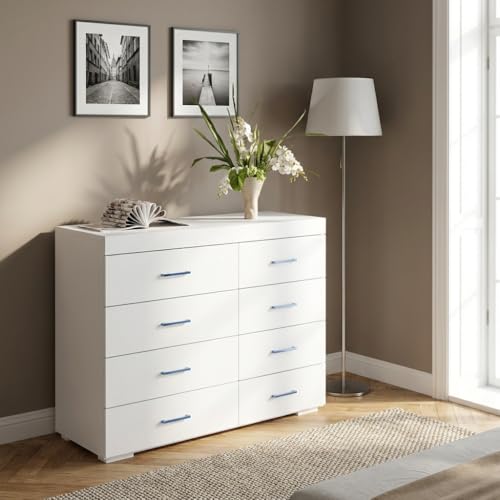 dechome homcom - cassettiera 90x35x73 cm