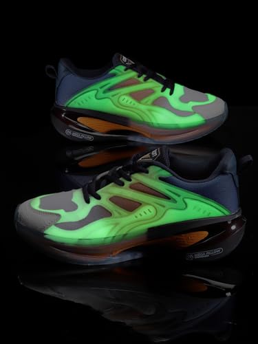 Image of ASIAN Glow in the Dark Sneakers Technology with Memory Foam Insole - Nightglow-02