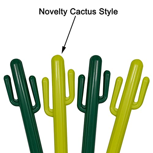 15 bolígrafos de gel negros en forma de cactus Maydahui miniatura 3
