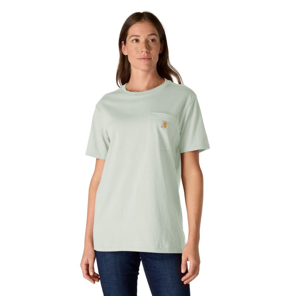Carhartt Women's Loose Fit Heavyweight Short-Sleeve Pocket T-Shirt (Also Available in Plus Sizes)