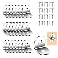 HURRISE 10 Pièces Équerre D'Angle En Acier Inoxydable Pour Réparation