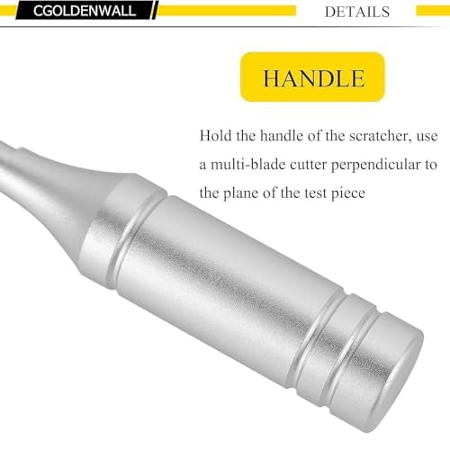 Kit de comprobador de adherencia, cuchillas de precisión para pruebas de revestimientos precisos, herramienta esencial para evaluación de adherencia de película de pintura en laboratorios