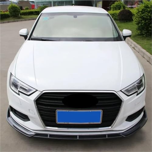Aileron pare-choc avant Audi A3 S3 8V Facelift spoiler carbone 2017-2020 - 3