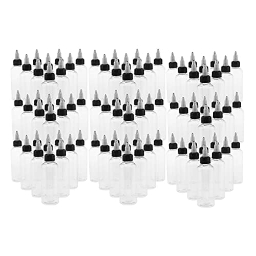 Bouteille en plastique vide 100 ml applicateur de pointe pour cosmétique maison et voyage