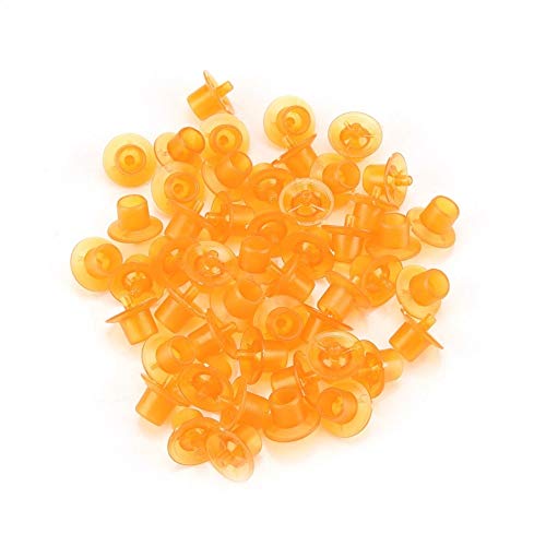 Rockyin 50pcs Beekeeping Queen Rearing Cell Cups Bee Keeper Equipment Tool Apiculture Supply Orange