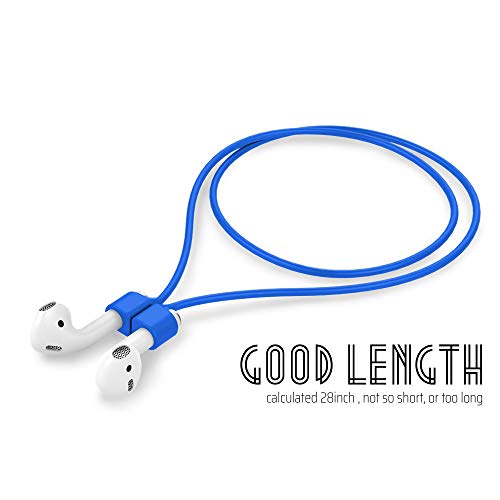 Image of Ultra Strong Magnetic Airpod Pro Strap Anti-Lost Cord Sports Lanyard Compatible with Airpods 3rd 2nd Generation Pro 3 2 1 (Blue)