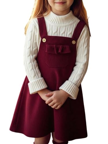 Vestido de pana para niña SweatyRocks, crea recuerdos inolvidables con su primer pichi festivo