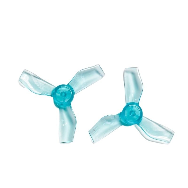 Hélice PC 1219 et rotors 3 pales 31mm bleu pour la propulsion de micro-drone de loisir
