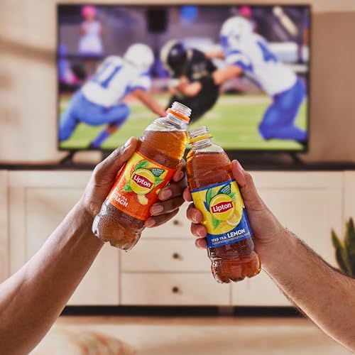 Lipton Peach Iced Tea, 16.9 Fl Oz Bottles (Pack of 12)