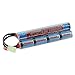 Tenergy 9.6V NiMH 1600mAh Rechargeable Butterfly Battery Pack with Mini Tamiya Connector for Airsoft Guns