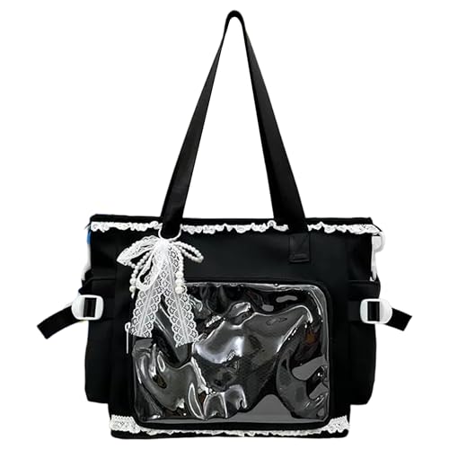 Sac Ita transparent pour épingles : grand fourre-tout à bandoulière en dentelle