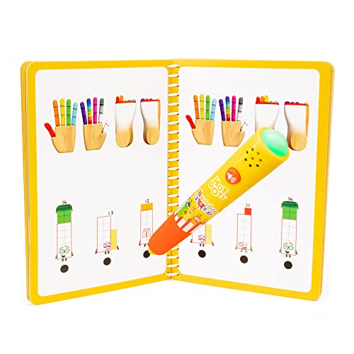 Learning Resources Cahier d'exercices numérotés 11-20 Livre Hot Dots 11 à 20 et Stylo interactif, Plus de 60 activités incluses, Cadeaux Numberblocks, à partir de 5 Ans, EI-2551, Taille Unique