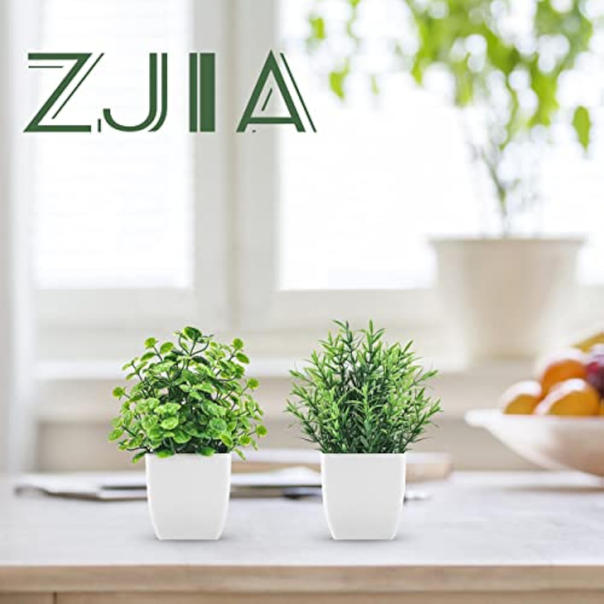 2 Packs Fake Plants for Home Decor