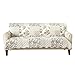 Great Bay Home Reversible Patchwork Sofa Cover - Washable Slipcover Furniture Protector with Elastic