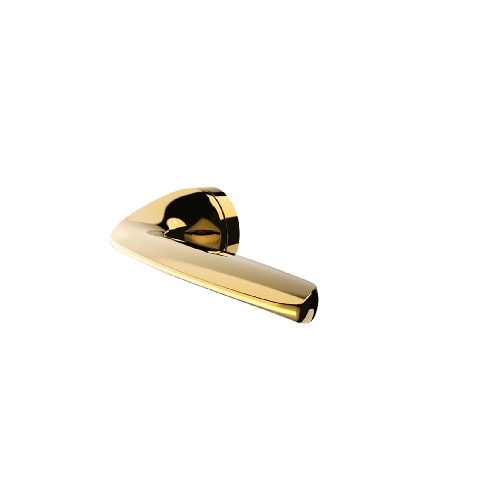 NYRXRYTCA Simple zinc Alloy Indoor Silent Split Lock Bedroom Door Bathroom Door Handle Household Wooden Door Handle(D31 S932 PVD silent)