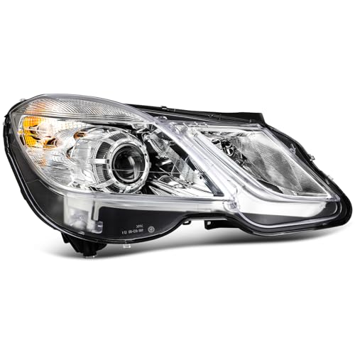 LBRST Headlight assembly Fit 2010-2013 for Mercedes Benz W212 E350 E550 Chrome Housing Passenger Side MB2503182 2128209661 by LBRST - Used condition - CA$290.24