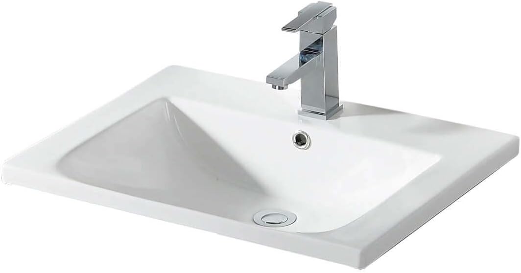 Fine Fixtures - Vanity Bathroom Sink Top 30" x 18" - White