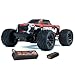Produktbild ARRMA Granite GROM Ferngesteuertes Auto, RC Auto 1/18, bürstenloser Motor über 30 km/h, inkl. Akku und Zubehör, Rot, ARA2102T2