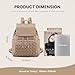 LOVEVOOK Backpack Purse for Women,Small Backpack for Women for Travel Work,Cute Backpack Daypack With Anti-theft Pocket,Fashion Ladies Backpack for Daily College Shopping