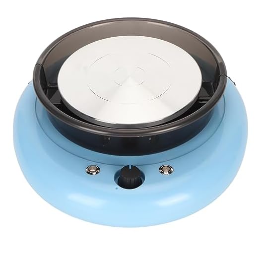 Pequeña Máquina de Arcilla, Mini Rueda de Alfarería a Prueba de Herrumbre 100-240 V, Eficiente, Estable, Ahorro de Espacio, Lavabo Azul Desmontable para Principiantes para Niños