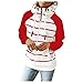Produktbild Hoodie Jacke MäDchen, Sommer Landschaft T-Shirts Ocean Grafik T-Shirt für Damen Tops 3/4 Ärmel Rundhals Casual Bluse Mode Oberteile Tunika Gemütliches Sommer Oberleile Damen Hemd O Ausschnitt Tee