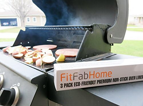 FitFabHome 3 Pack Large Non Stick Oven Liners Mat BPA and PFOA Free, Protect the Bottom of Electric or Gas Oven Toaster Oven Stovetop Air Fryer Grill… - Thumbnail 7
