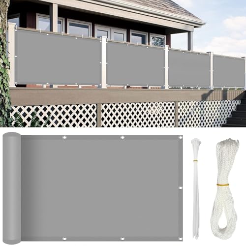 Voile d'ombrage Imperméable 110 x 270 cm Imperméable Filet d'ombrage Couvert Végétal Toile Terrasse, Patio, Jardin, Extérieur Protection Solaire avec...