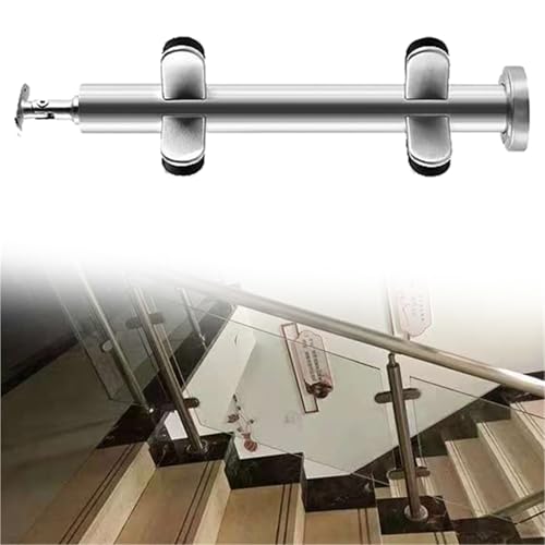 Poteau inox d'angle pour garde-corps en verre résistant