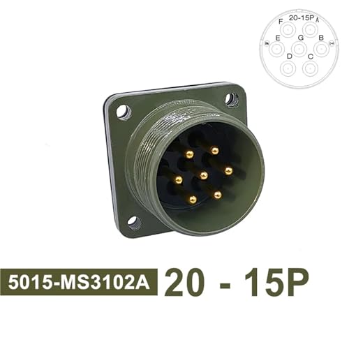 Conector militar 5015 circular MS3106A socket de alta resistencia MIL-C 2