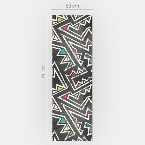 Tapis magnétique 60x190 cm géométrique imperméable mat