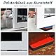 80 Stk Abstandshalter Kunststoff Unterlegplatten Kunststoff Verglasungsklötze Set, Unterlegplättchen, Kunststoff Distanzklötze Glaserklötze Abstandhalter Fensterklötze für Verlegen Fliesen(4 Größen)