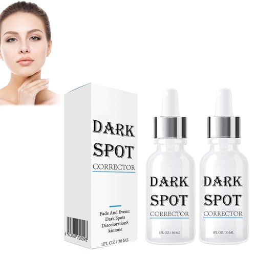 2pc Crema Eliminadora de Manchas Oscuras,Serum Antimanchas Facial,Hidratante y rejuvenecedor facial Crema Iluminadora de Cuidado Eliminar las manchas faciales Alivia la melanina de la piel del rostro
