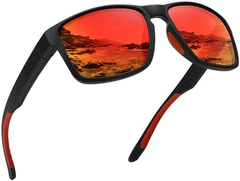 Óculos de sol esportivos polarizados para homens e mulheres com p...