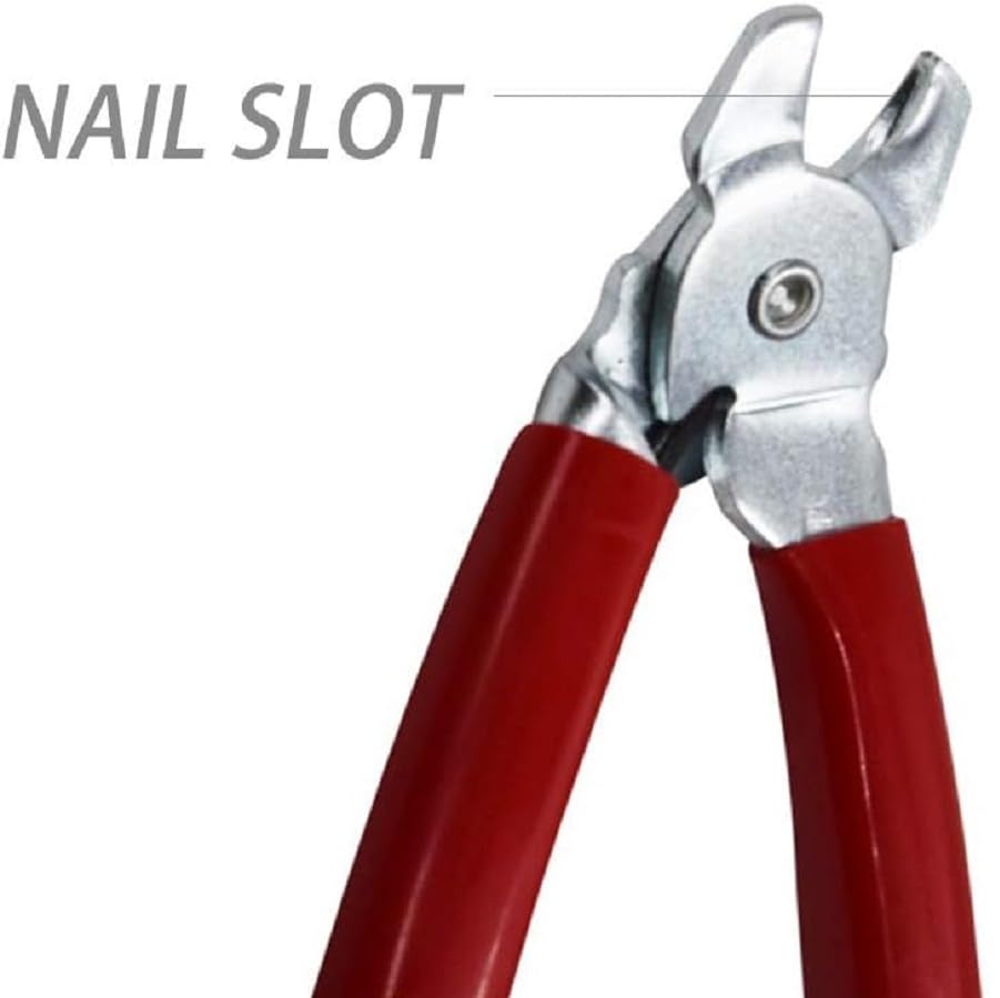 Hog Ring Pliers Set Angled,500 PCS Hog Rings, Professional Upholstery Installation Kit for Animal Cages Ropes, Bags - Image 2