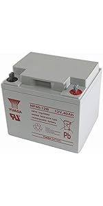 Amazon | 初期充電済【2個セット】セニアカー 用 バッテリー WP40-12