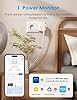 Meross Presa Smart WiFi, Presa Smart HomeKit con Monitoraggio Energia, Presa Intelligente Compatibile con Apple HomeKit, Alexa e Google Home, Controllo Vocale e Remoto, 16A, 2,4GHz, 2 Pezzi