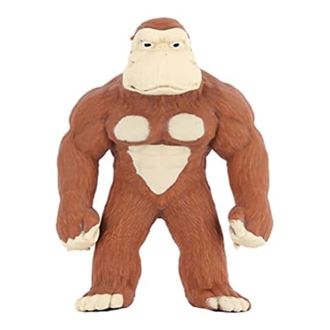 NAHEY Stretch Gorilla Figure for Turning Pulling, Bend Soft Rubber Gorilla Figure Tension Toy Decompression Toy Cover