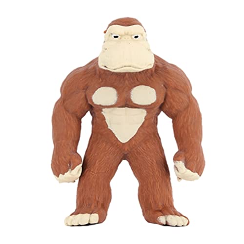 NAHEY Stretch Gorilla -Figur zum Drehen des Ziehens Biegung weicher Gummi -Gorilla -Figur Spannung Spielzeug Dekompression Spielzeug Cover
