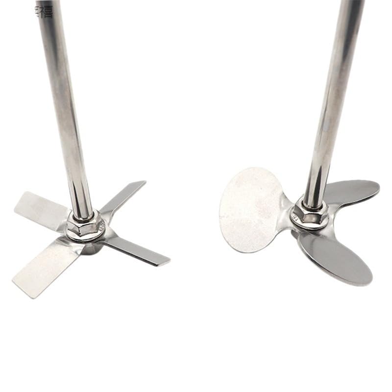 Lab Dispersion Paddle, Stainless Steel Stirring Rod Disc Blades Lab Mixer Accessories Multiple Sizes(Stirring Rod 100mm+nut)