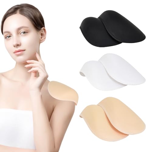 10 Pairs Sponge Shoulder Pads, Sewing Women Foam Shoulder Pads for Women Men Blazer Coat Clothing