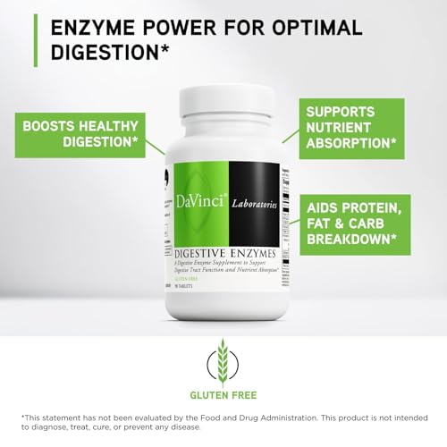 DAVINCI Labs Digestive Enzymes, 90 Tablets - image 3