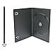 Produktbild 100 QUVIDO DVD Slim Hüllen Schwarz Single / 1 CD o. DVD/ 7mm